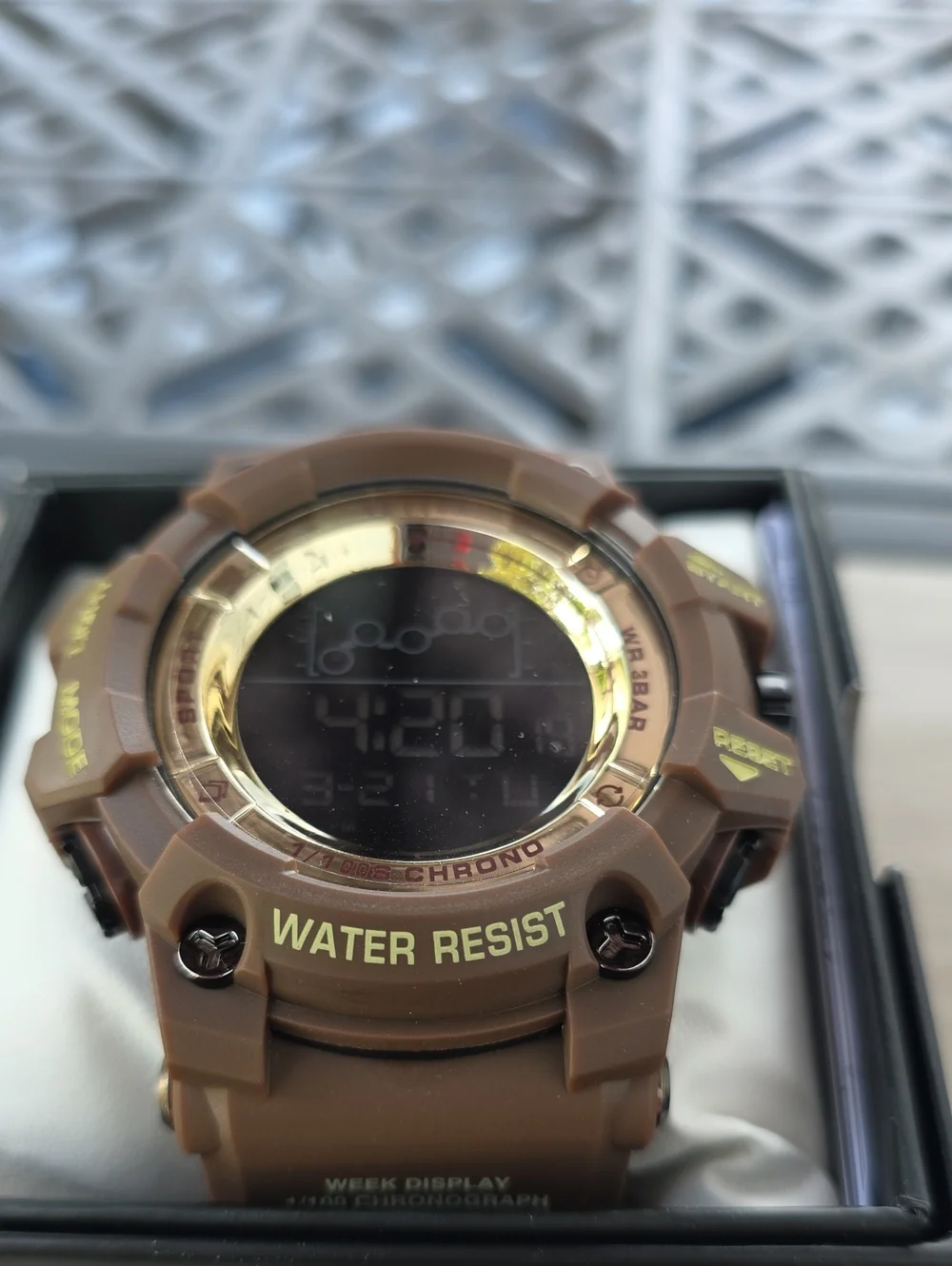 546.  Activa Summit X Invicta Unisex Digital Watch - 50mm. Brown